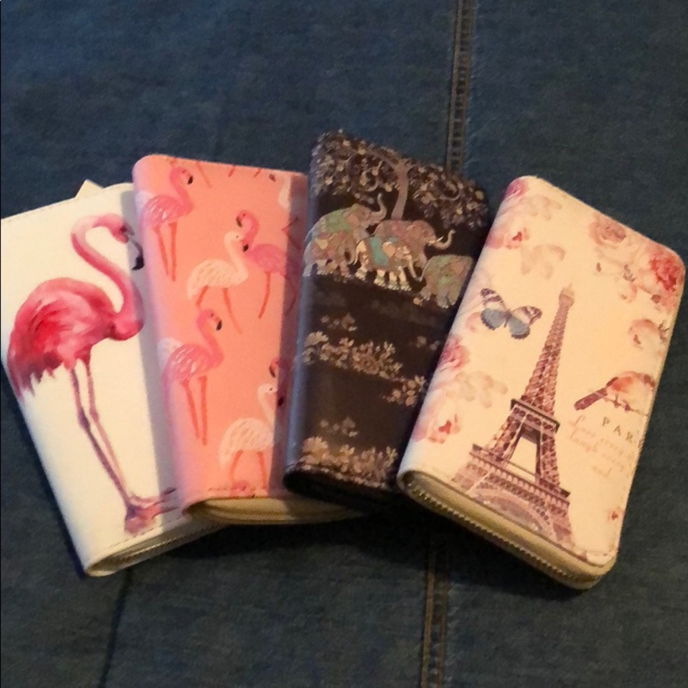 Zipped fun wallets soft vinyl each sold separately